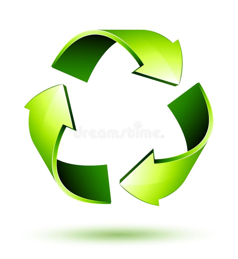 Recycle Arrows. Recycle symbol vector illustration