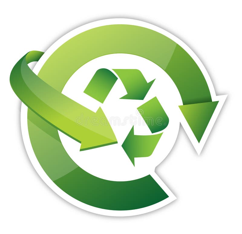 Recycle Arrows, recycle symbol cycle vector illustration