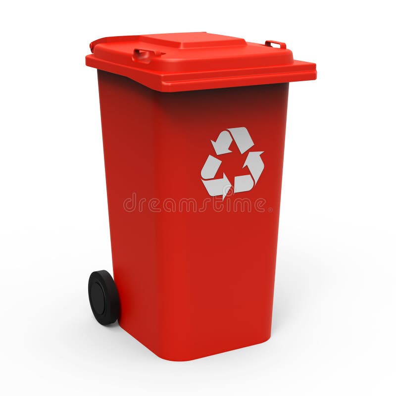 Recycle bin stock illustration. Illustration of cover 83648655