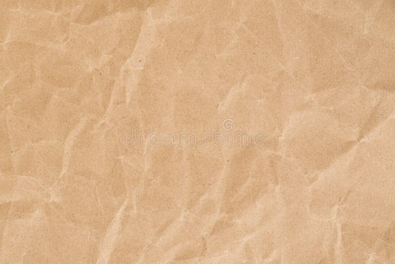 Recycle Brown Paper Crumpled Texture,Old Paper Surface for Background Stock Image Image of