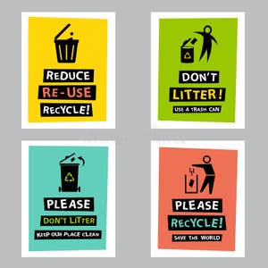 Recycle Poster Stock Vector Illustration Of Ecology 26637531 Recycle Poster Stock Vector Illustration Of Ecology 26637531
