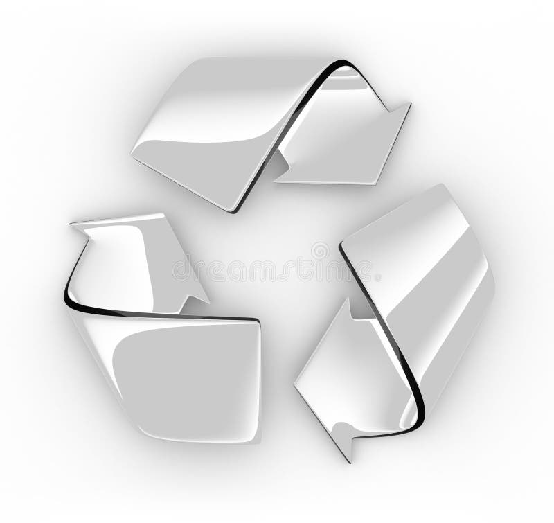 Recycle symbol royalty free illustration