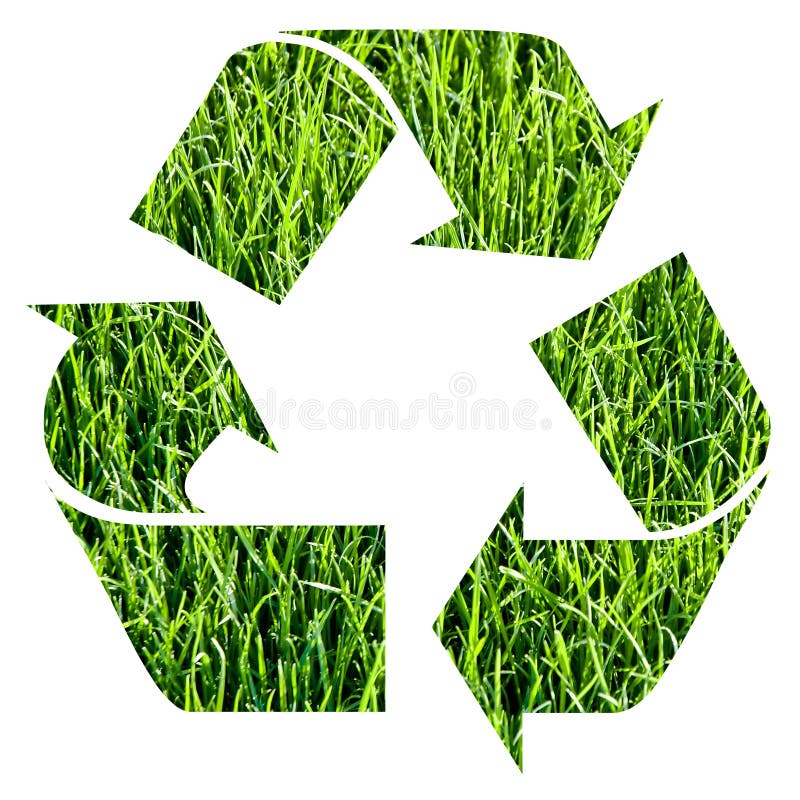 Recycle symbol royalty free illustration