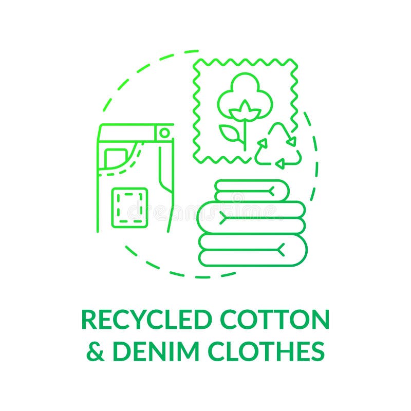 Recycled Clothes Concept Icon Stock Vector - Illustration of protection ...
