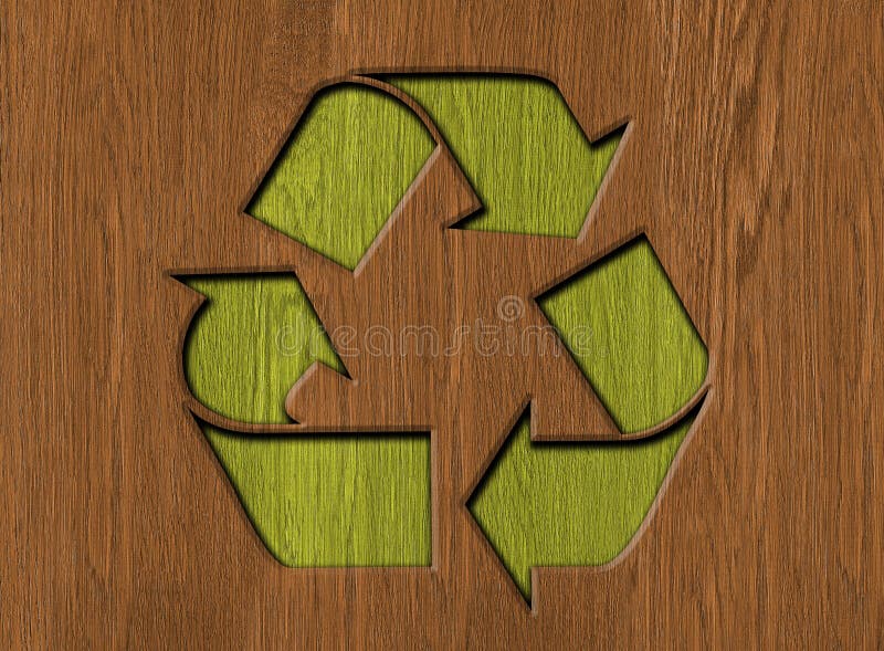 Recycleer Symbool stock afbeelding Recycleer Symbool stock afbeelding