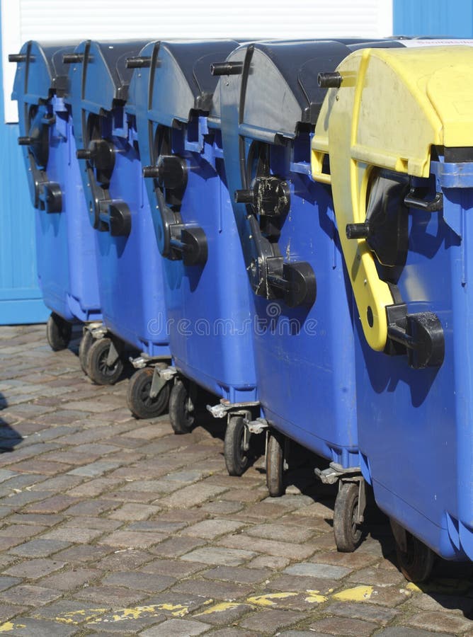 Recycling Bins, Bremen, Germany Stock Image Image of recycling