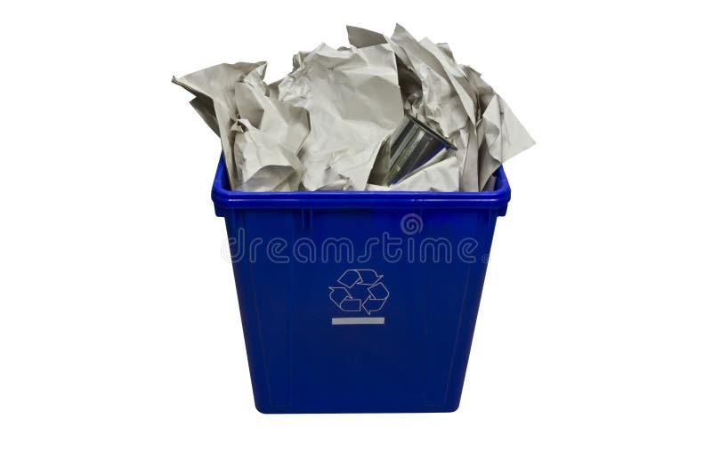 Green Glass Recycling Bin Isolated on White Stock Image Image of tins