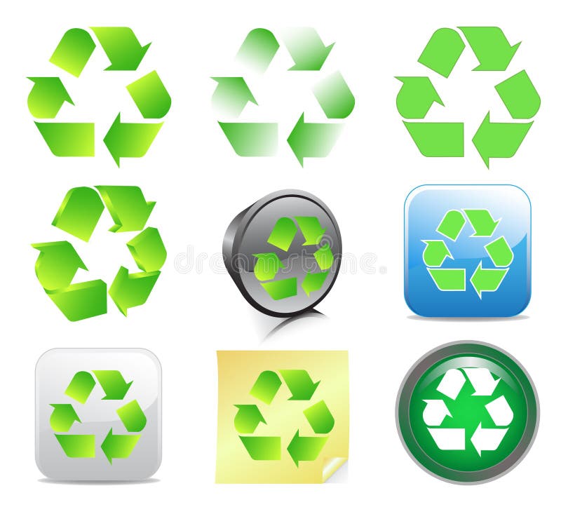 Recycling icons