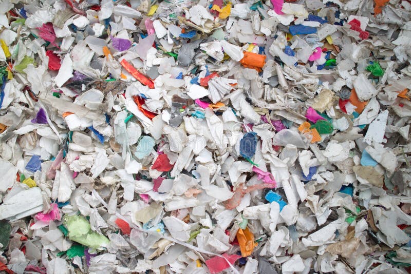 Recycling, Shredded Plastic Stock Photo Image of junk, garbage 148866618