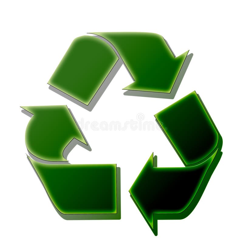 Recycling sign vector illustration