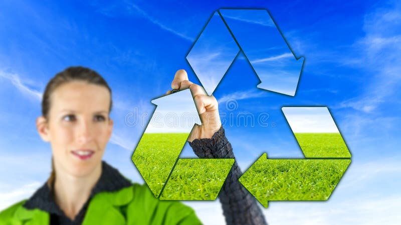 Recycling sign stock photography Recycling sign stock photography
