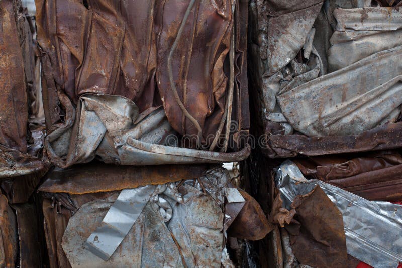 Recycling van metalen royalty-vrije stock foto