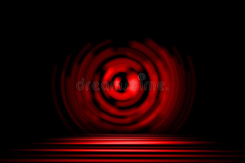 Red and Circle Abstract Background, Light Motion Blur Stock Illustration Illustration of