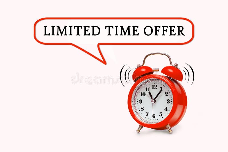 Limited Time Offer Stock Illustrations – 14,266 Limited Time Offer Stock  Illustrations, Vectors & Clipart - Dreamstime
