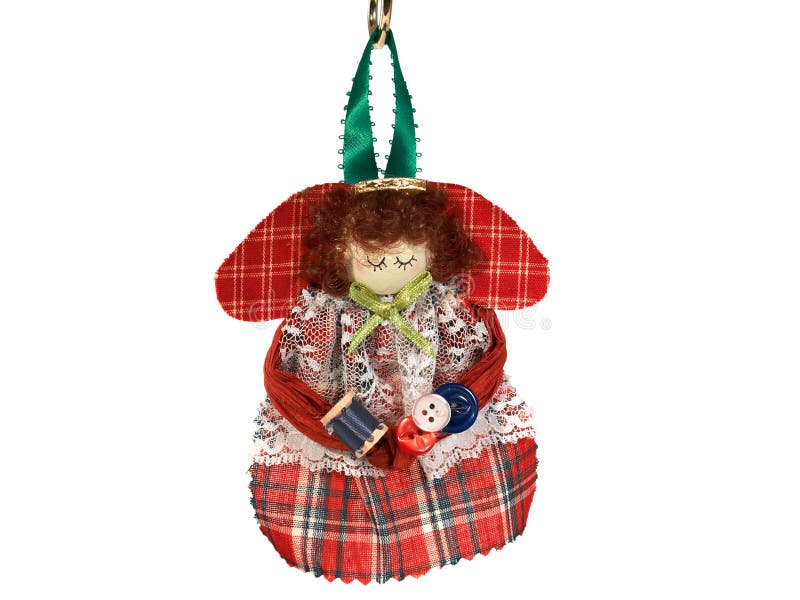 Red angel ornament