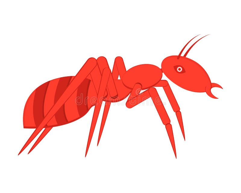 Red Ant Logo Design. Vector Illustration and Clipart in Cartoon Style. Side View. Stock Vector - Illustration of termite, head: 206975608 Red Ant Logo Design. Vector Illustration and Clipart in Cartoon Style. Side View. Stock Vector - Illustration of termite, head: 206975608