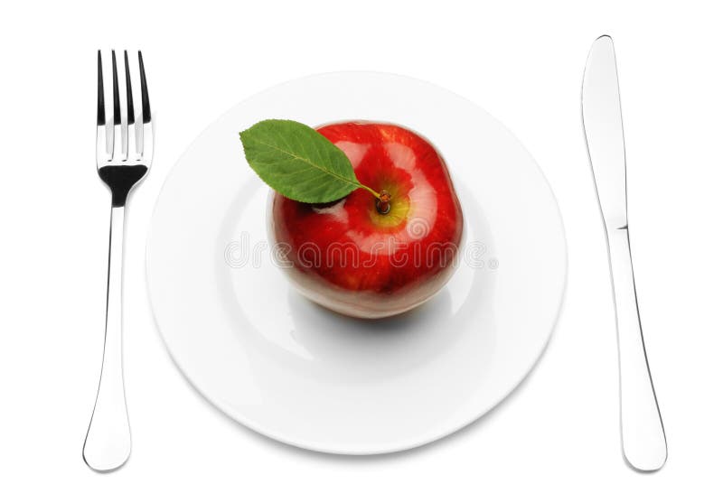 Red apple stock image. Image of single, healthy, closeup - 17770223