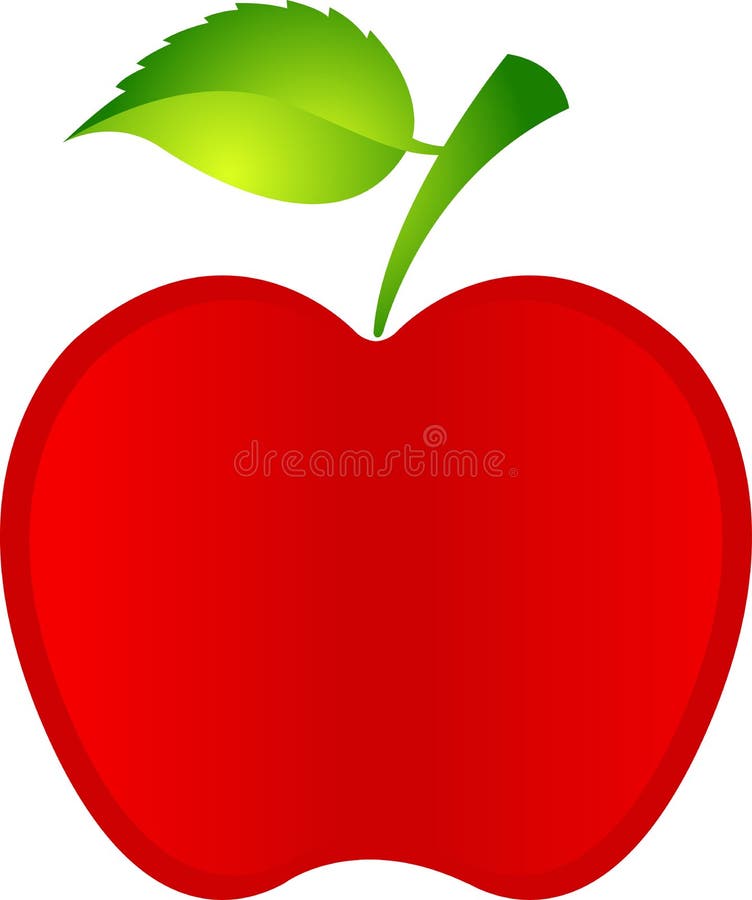 Download Red apple stock vector. Illustration of line, health - 27005893