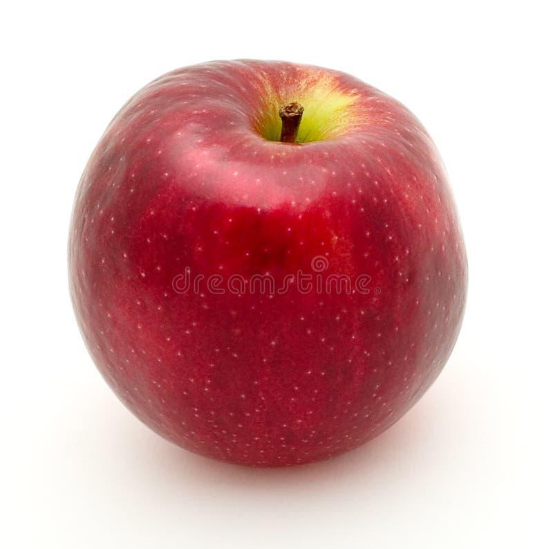 Red apple isolated