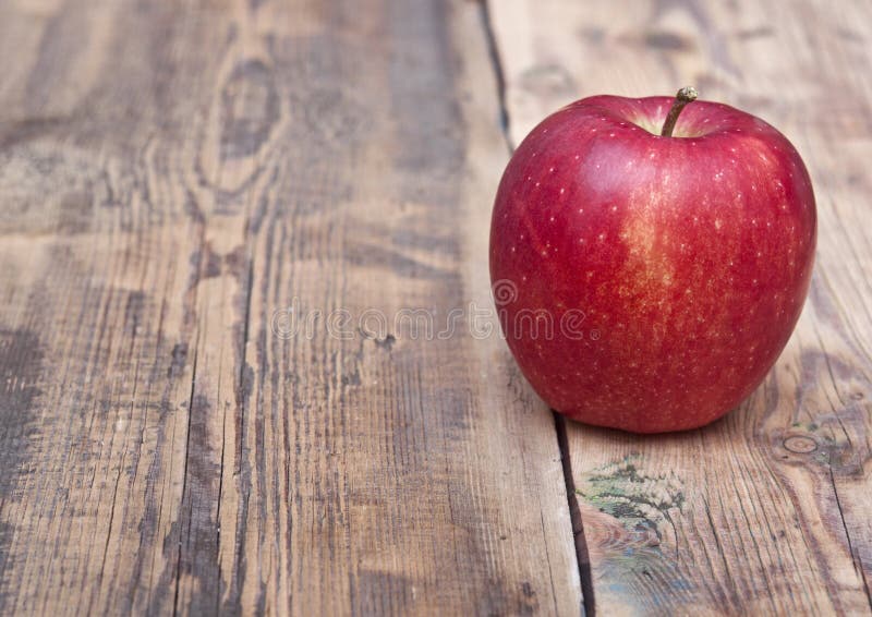 Red apple stock photo. Image of dieting, apple, round ...