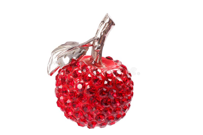 Red apple pendant jewel