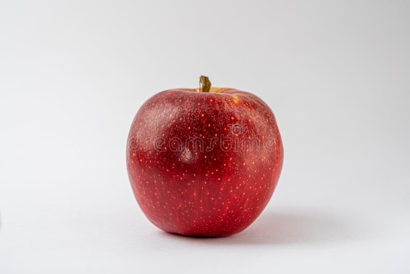 A Red Apple Against a White Background. Food Product Photography, Healthy  Food Stock Image - Image of color, juicy: 228440509