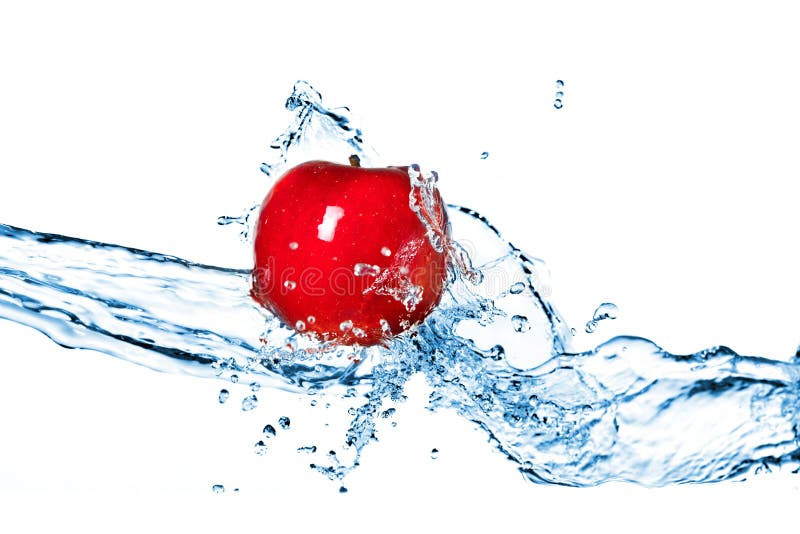 Apple in water stock image. Image of drink, macro, nature - 2669045