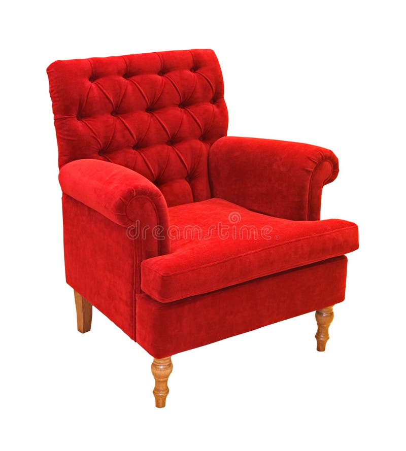 Red armchair