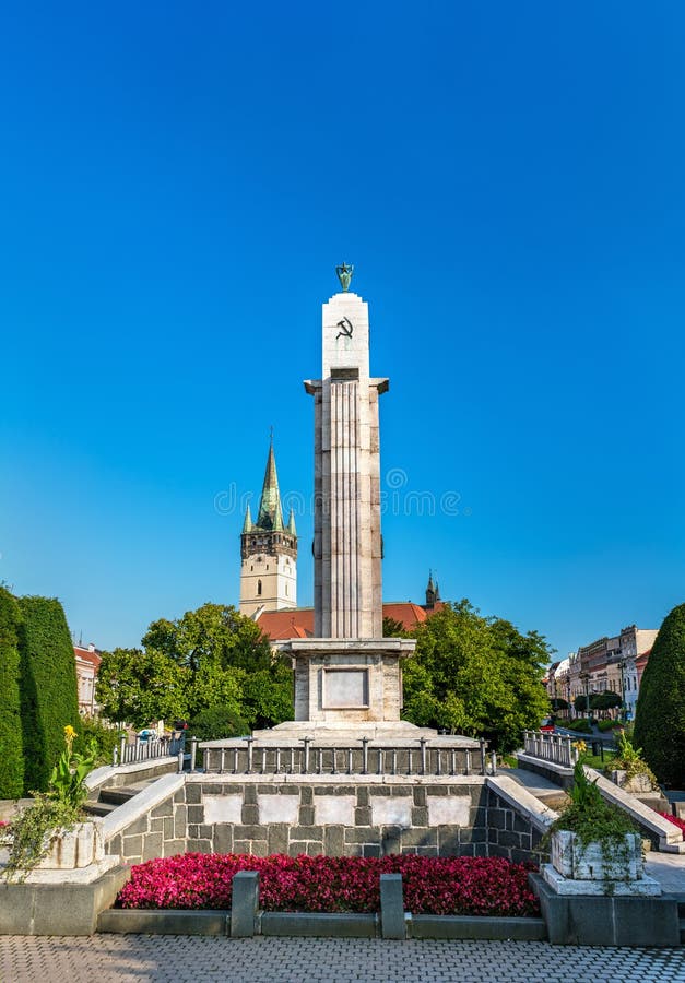 Red Army Memorial and St. Nicholas Cathedral - Presov, Slovakia