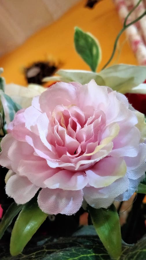 Red artificial flower stock image. Image of artificial 212009941