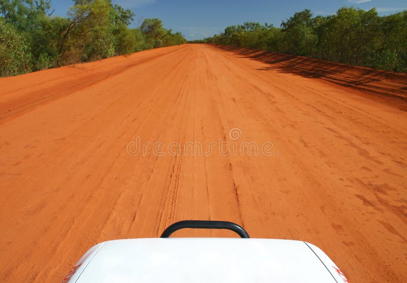 Red Australian road