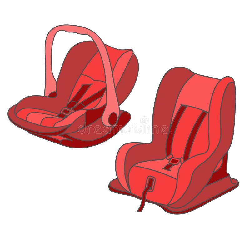 https://thumbs.dreamstime.com/b/red-baby-car-seats-set-vector-65861378.jpg