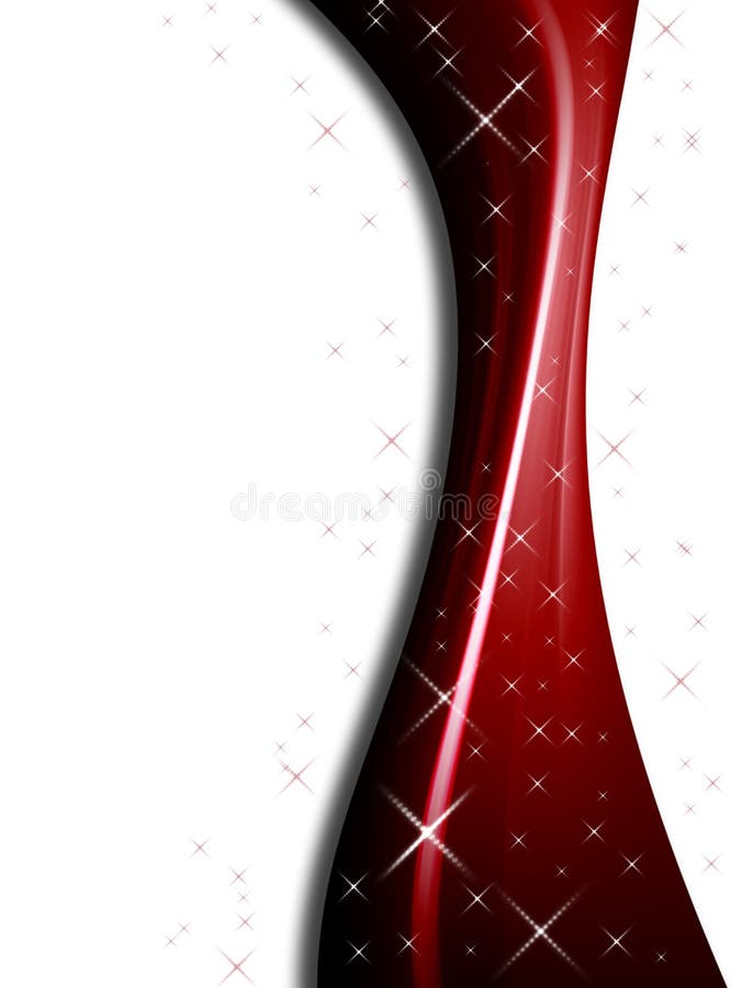 Red background wave