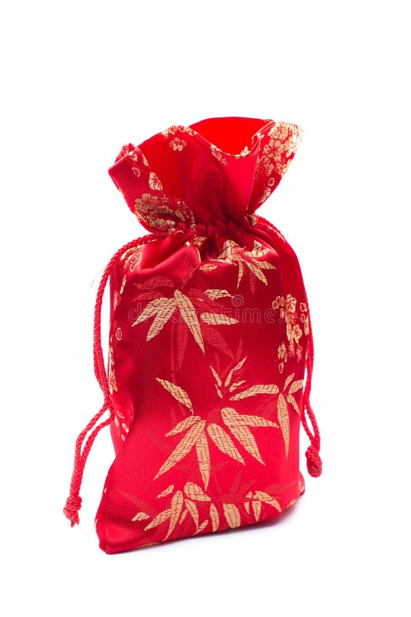 Red Bag for Chinese New Year Stock Image Image of holiday