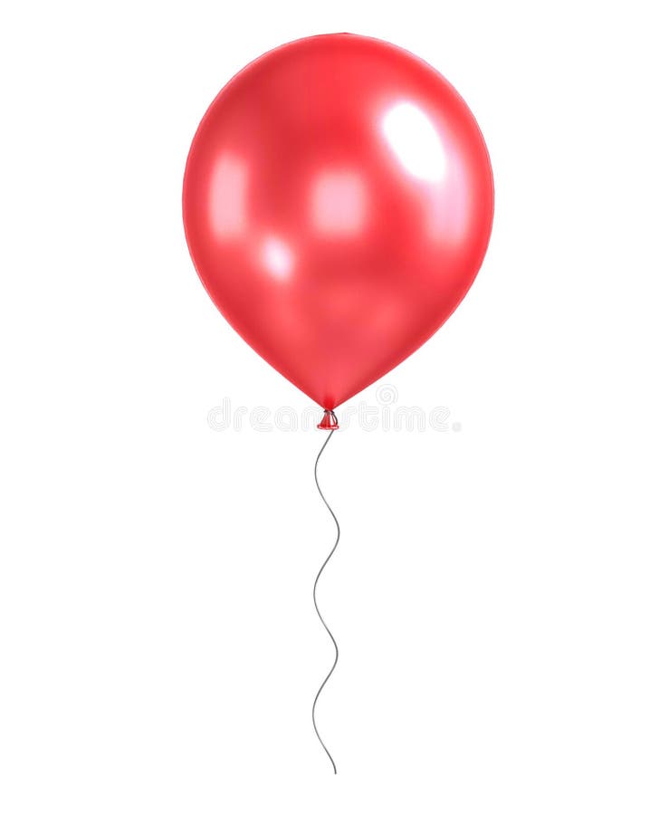 Vector red balloon ribbon stock vector. Illustration of celebrate - 32349572