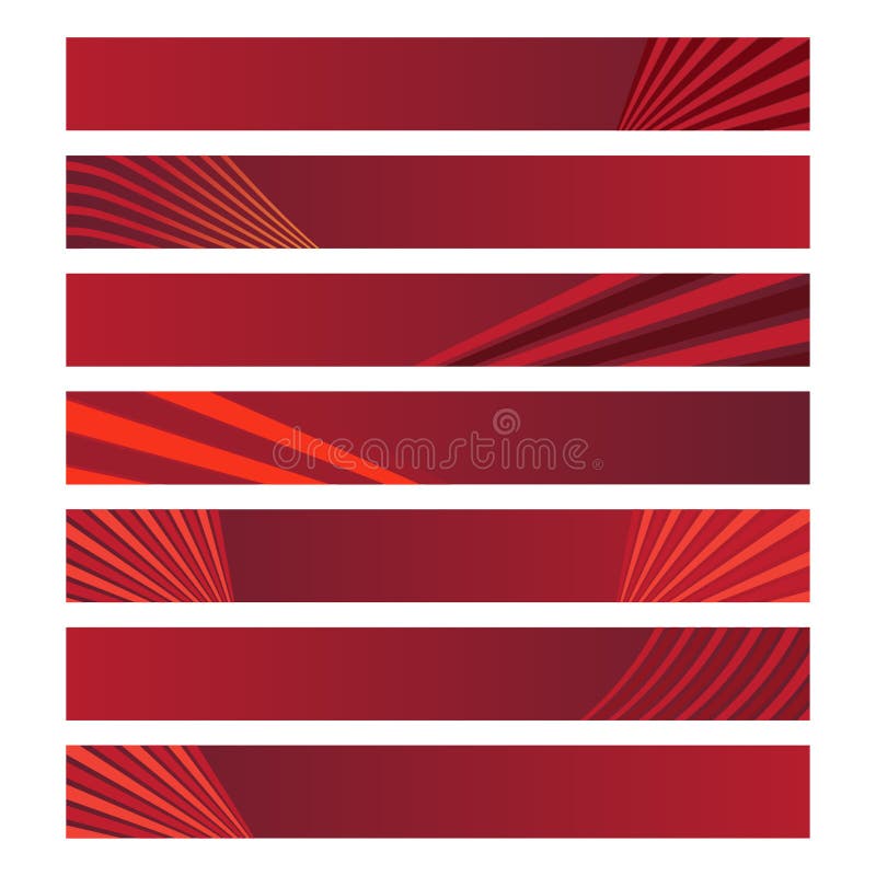 Red banners stock illustration. Illustration of orange 37109192