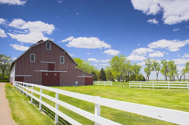 Red Barn royalty free stock images