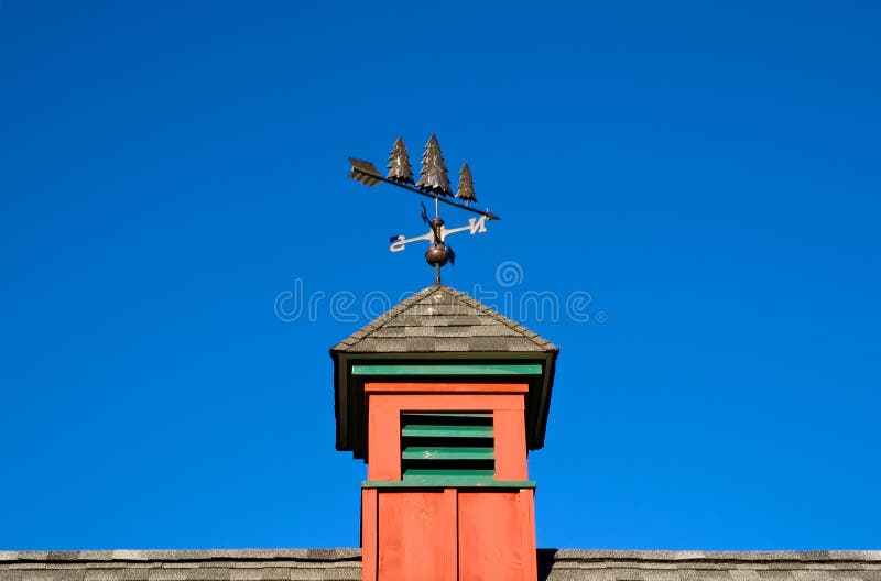 Red Barn Cupola Picture. Image 2986578