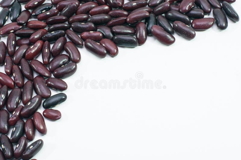 red bean on the left and space on right stock photo red bean on the left and space on right stock photo
