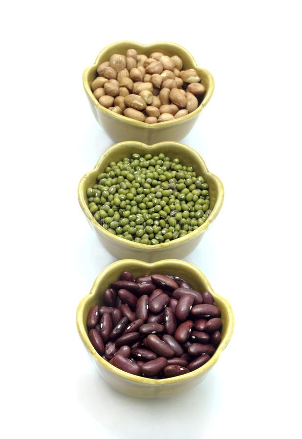 Red bean, mung beans, Peanut