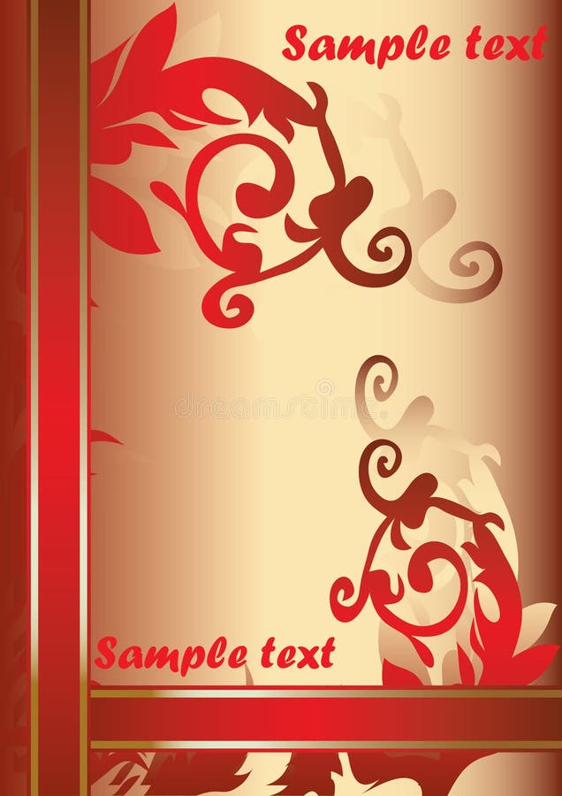 Red beautiful background vector illustration