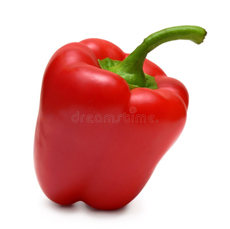 Red Bell Pepper (bulgarian Pepper) Royalty Free Stock Photography