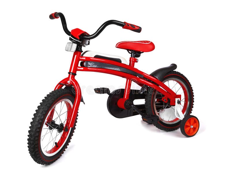 Red bicycle stock image. Image of tire, model, babyish 71523557