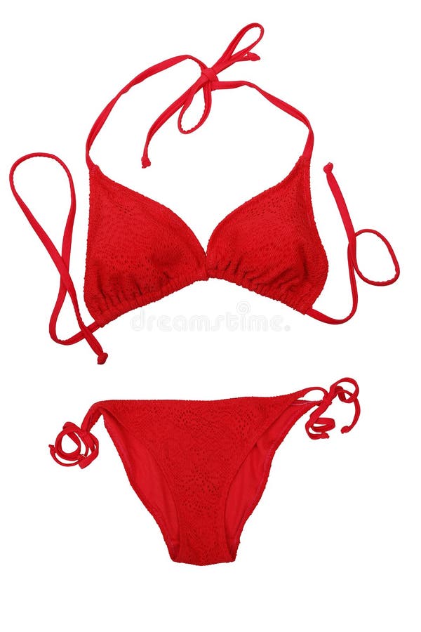 Red Bikini Stock Image Image Of Wear Suit Vacation 43233051