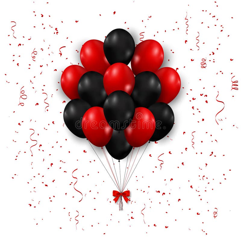 Nauwkeurig Lada rem Red and Black Balloons, Vector Illustration. Confetti and Ribbons, Celebration Background Template Concept Stock Vector - Illustration of brochure, glossy: 227551815 Nauwkeurig Lada rem Red and Black Balloons, Vector Illustration. Confetti and Ribbons, Celebration Background Template Concept Stock Vector - Illustration of brochure, glossy: 227551815