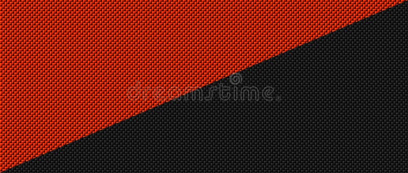 Red and Black Carbon Fibre Background and Texture Stock Illustration -  Illustration of gradient, curve: 172988199