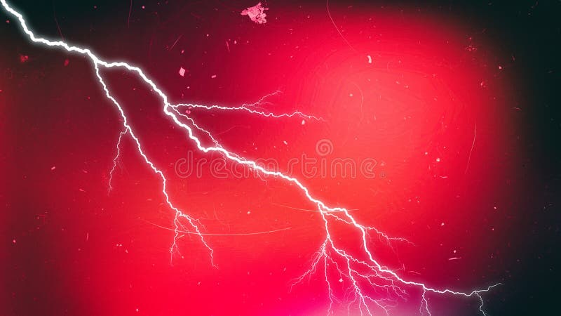 Red and Black Lightning Background Stock Illustration - Illustration of  rain, thunderstorm: 165702031