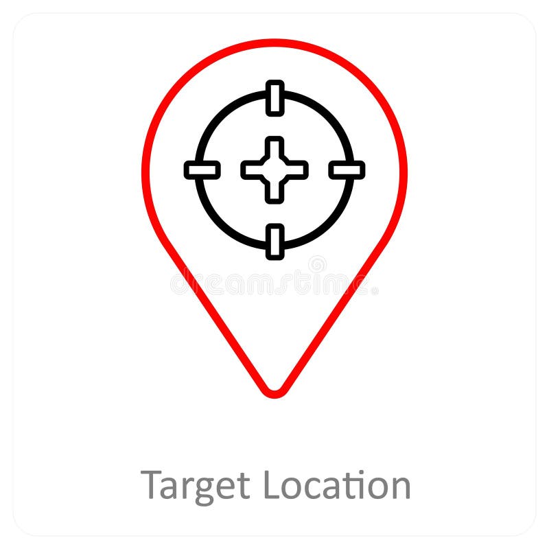 Target Location royalty free illustration