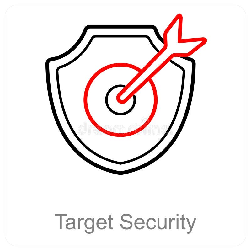 Target Security stock illustration
