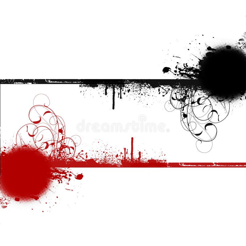 Free Red Black Swirls Copyspace Background Stock Photos - 14459623